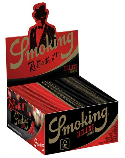 Smoking DeLuxe Black King Size Slim Zigarettenpapier